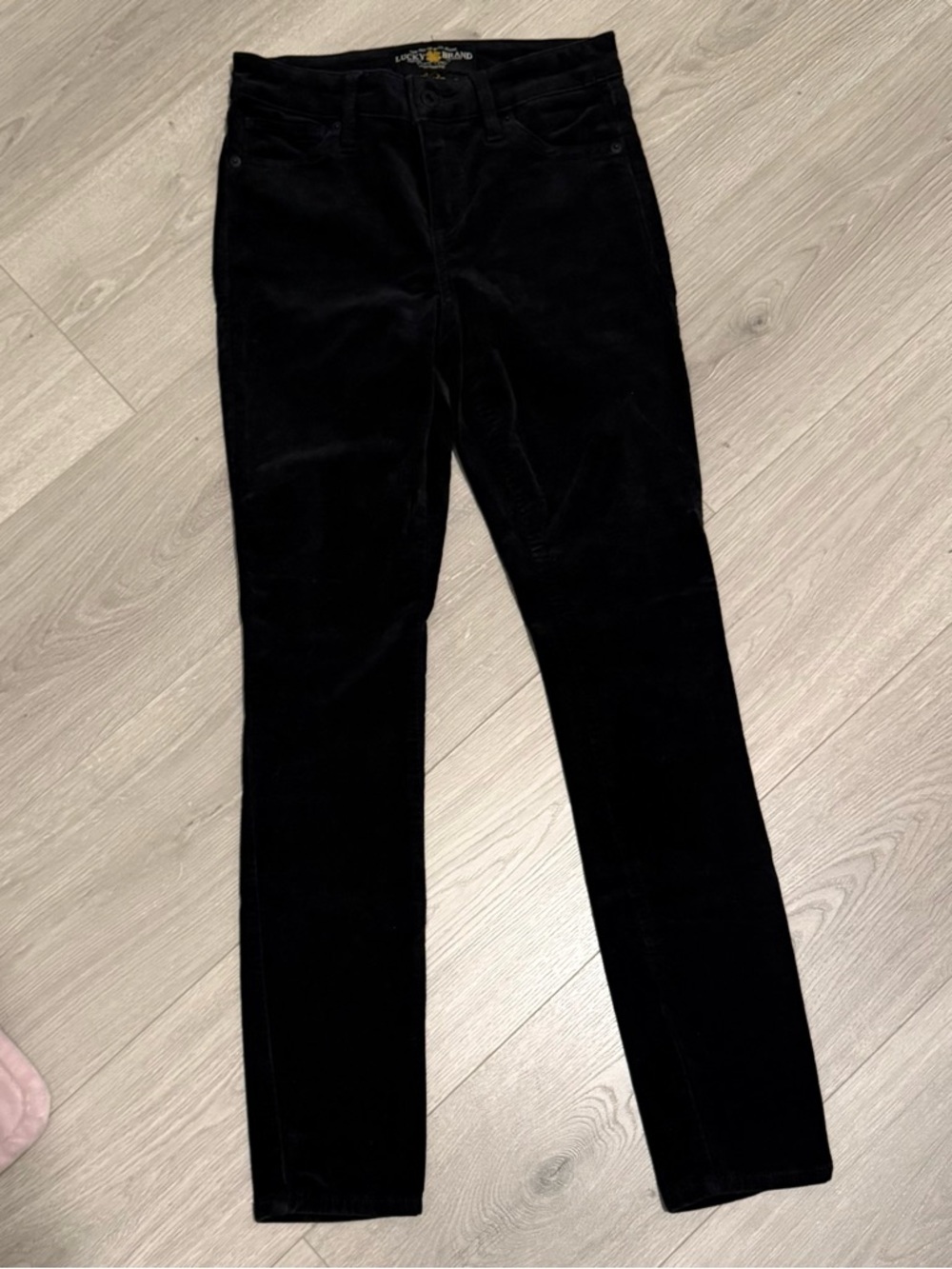 Lucky Brand Black Velvet Jeans